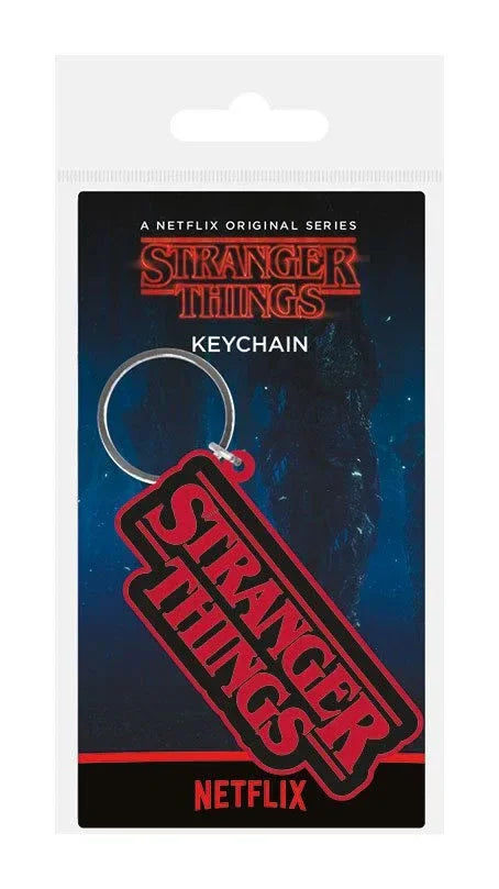 Stranger Things Gumminyckelring med Logotyp – 6 cm Pyramid International