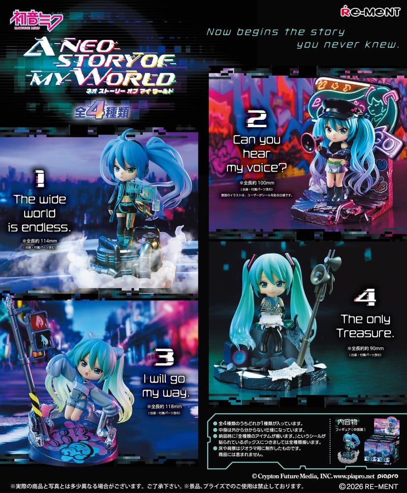 Hatsune Miku Mini-Figures Neo Story 12 cm Blindbox Display (4)