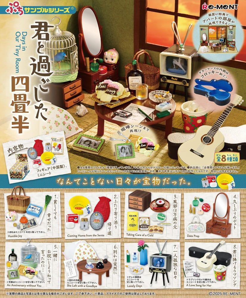 Showa Lägenhetens Berättelse Mini Figurer Samling (8) Re-Ment