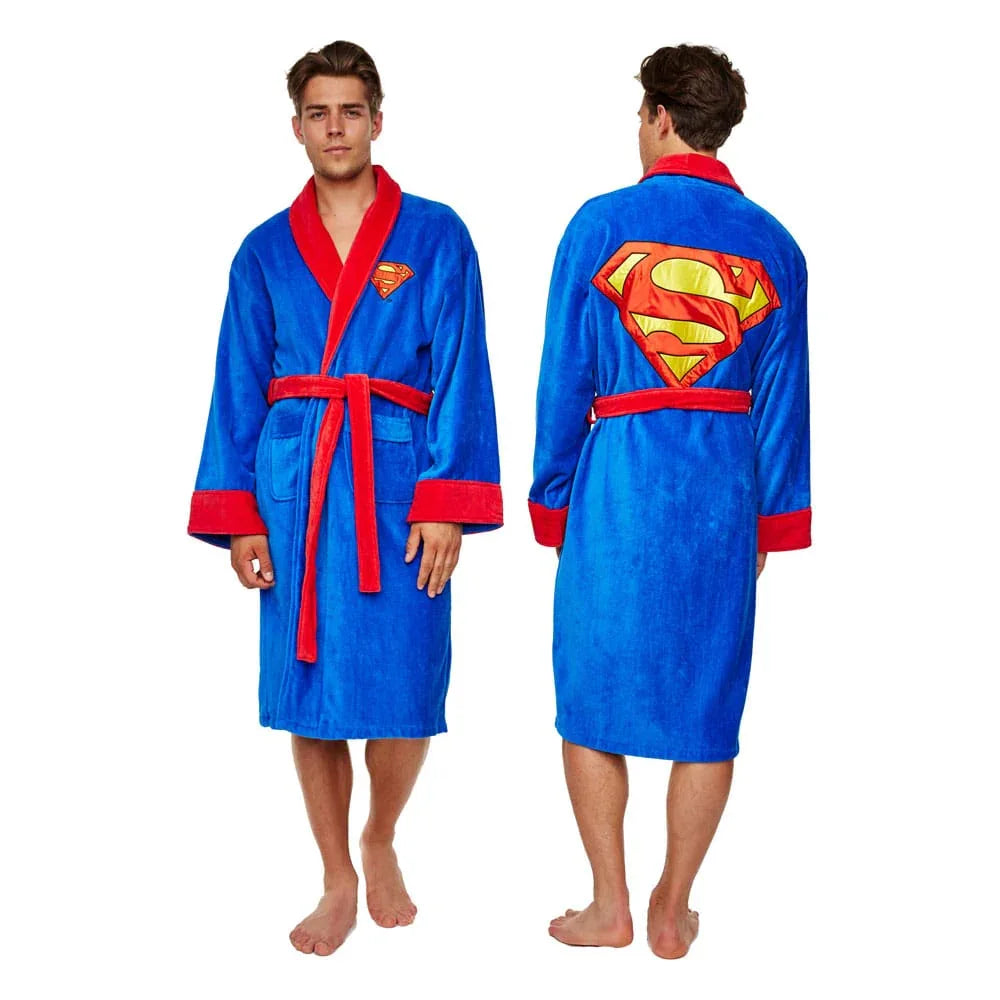 DC Comics Fleece Badrock Superman - Högkvalitativ och Officiellt Licensierad Groovy