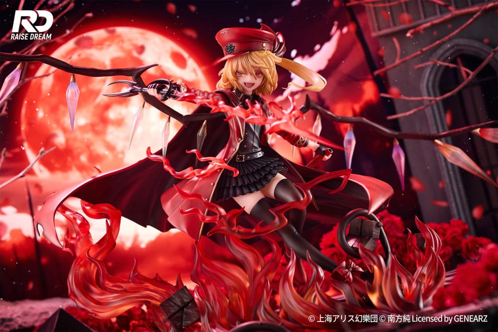 Touhou Project PVC Figur 1/6 Flandre Scarlet Militäruniform Ver. 27 cm RaiseDream