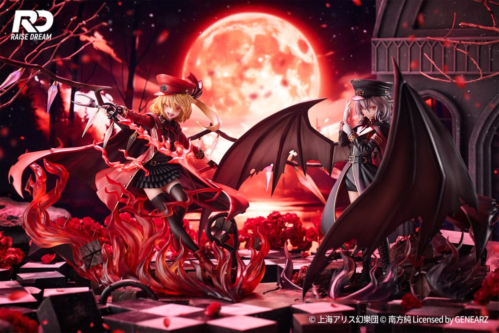 Touhou Project PVC Figur 1/6 Flandre Scarlet Militäruniform Ver. 27 cm RaiseDream