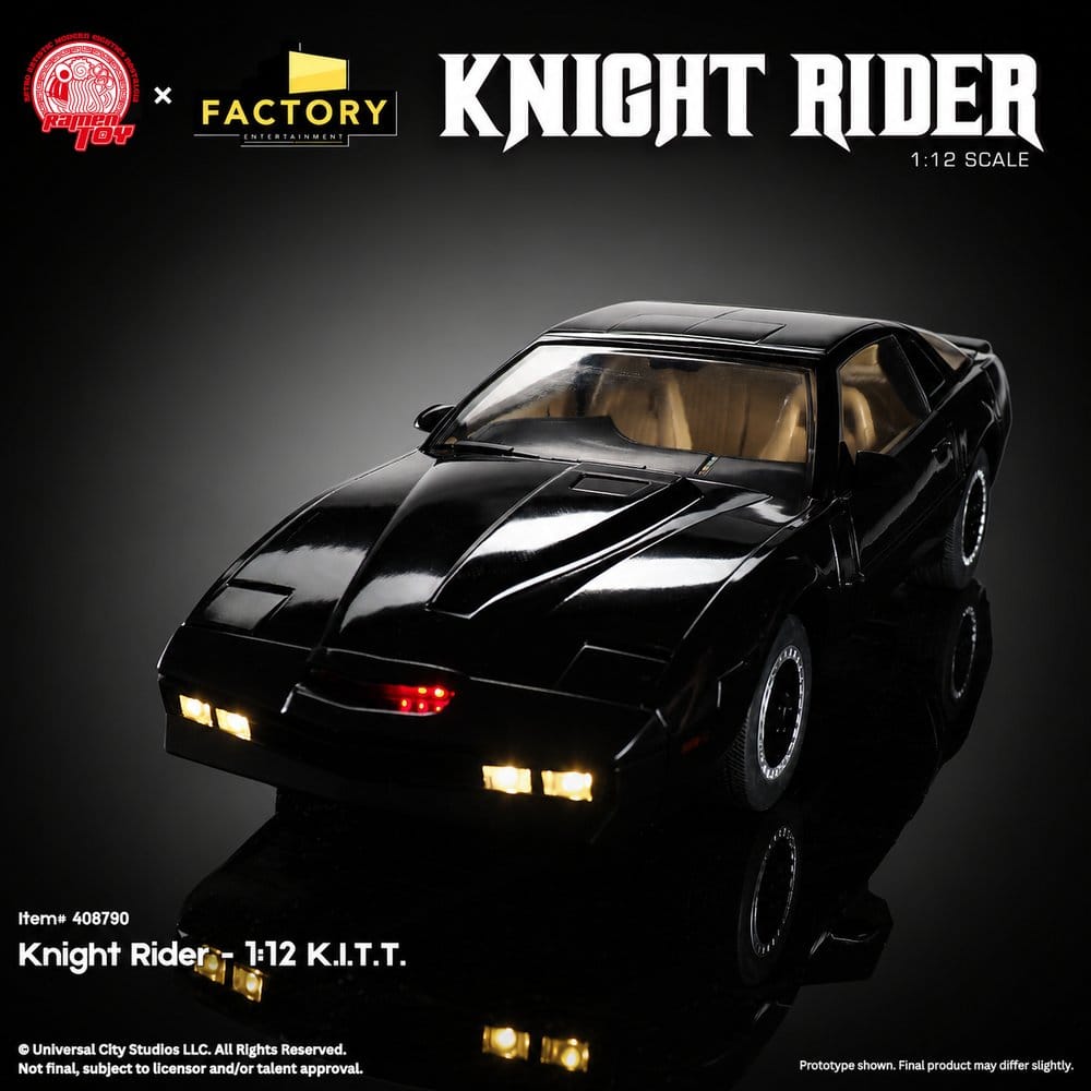 Knight Rider Action Figur 1/12 K.I.T.T. with Michael Knight