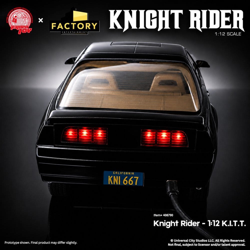 Knight Rider actionfigur 1/12 K.I.T.T. med Michael Knight