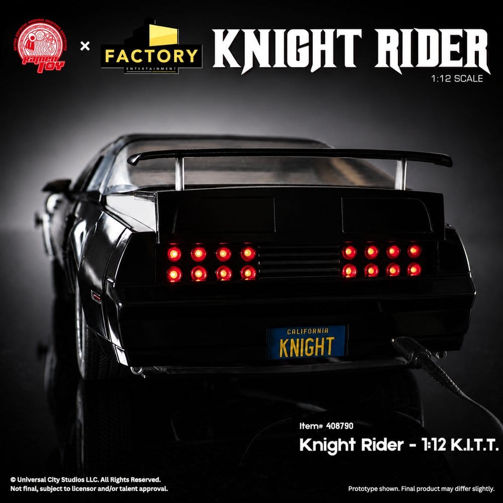Knight Rider actionfigur 1/12 K.I.T.T. med Michael Knight