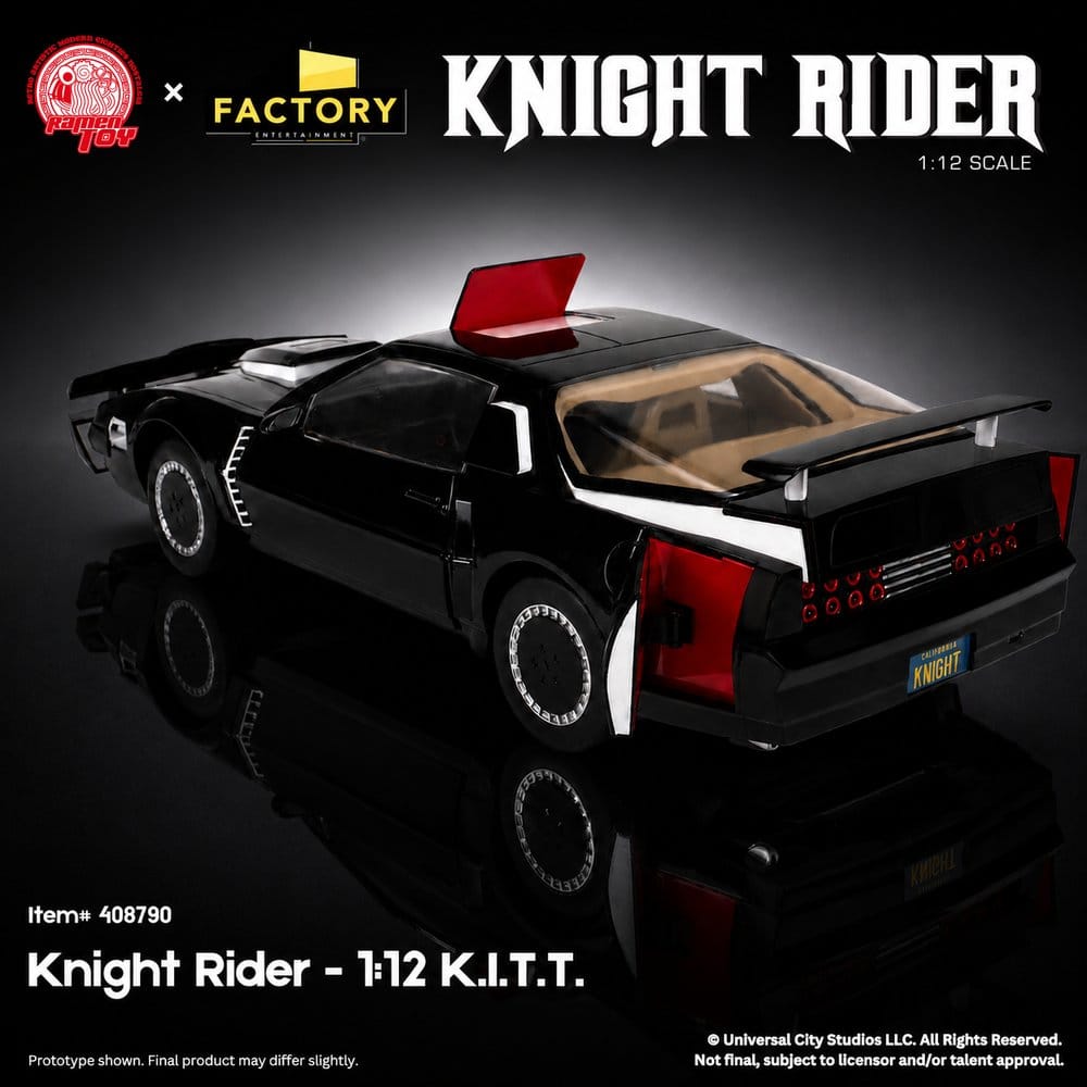Knight Rider actionfigur 1/12 K.I.T.T. med Michael Knight