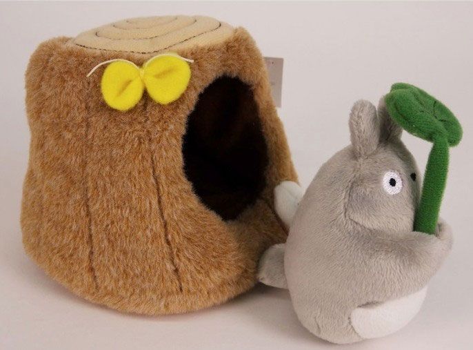 My Neighbor Totoro Plush Figur 10 cm - Totoro Trädstam Sun Arrow