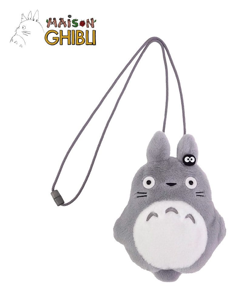 My Neighbor Totoro-ryggsäck med snören, stort Totoro-gosedjur, 20 x 15 cm