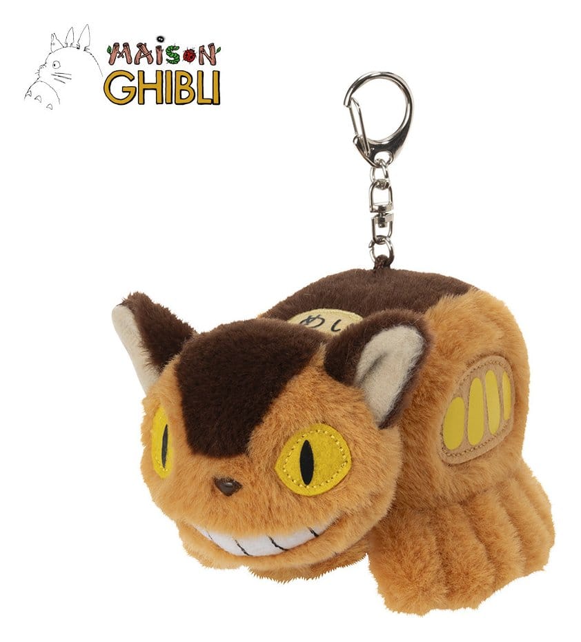 Min granne Totoro Nakayoshi gosedjurnyckelring katten-bussen