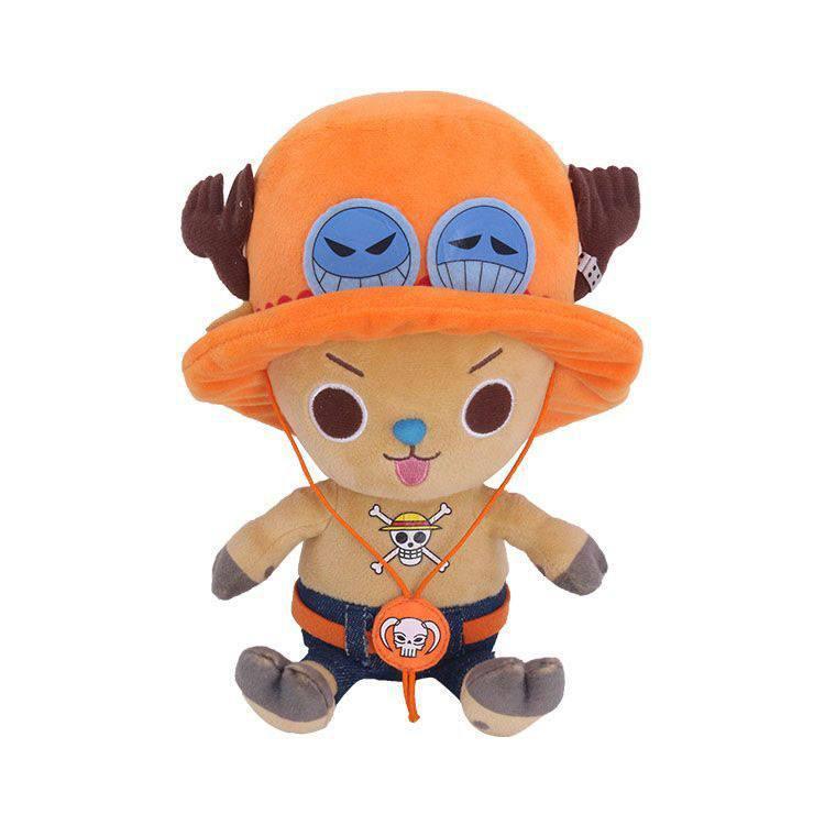 One Piece Plush Chopper x Ace 11 cm