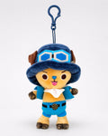 One Piece gosedjur nyckelring Chopper x Sabo 11 cm