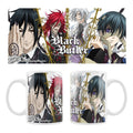 Black Butler Keramisk Muggar Sebastian, Grell, Ash, Ciel Sakami Merchandise