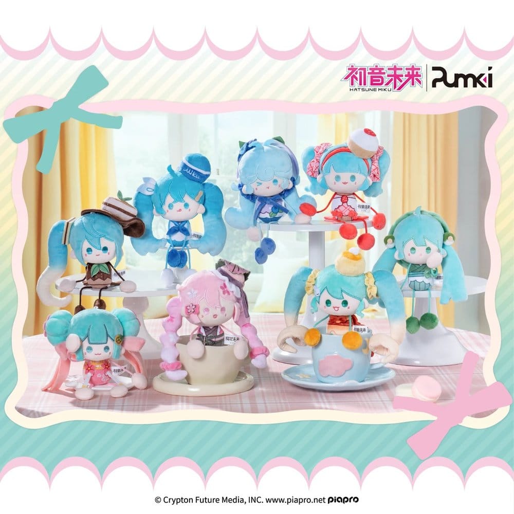 Hatsune Miku Mini gosedjur Blind Box 8 cm Display (8)