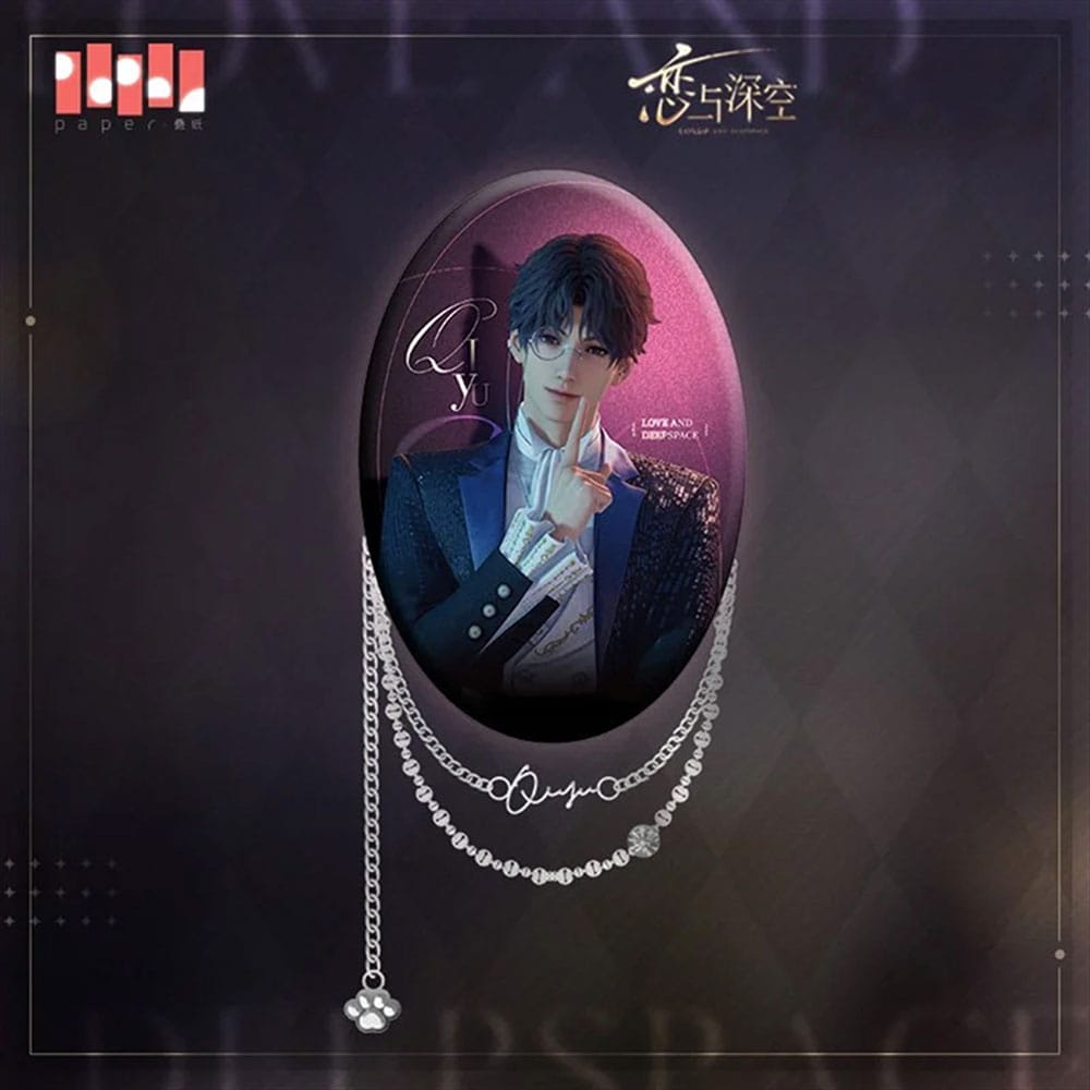 Love and Deepspace Pin Badge Rafayel 9 cm - Officiellt Licensierad Knappnål Sakami Merchandise