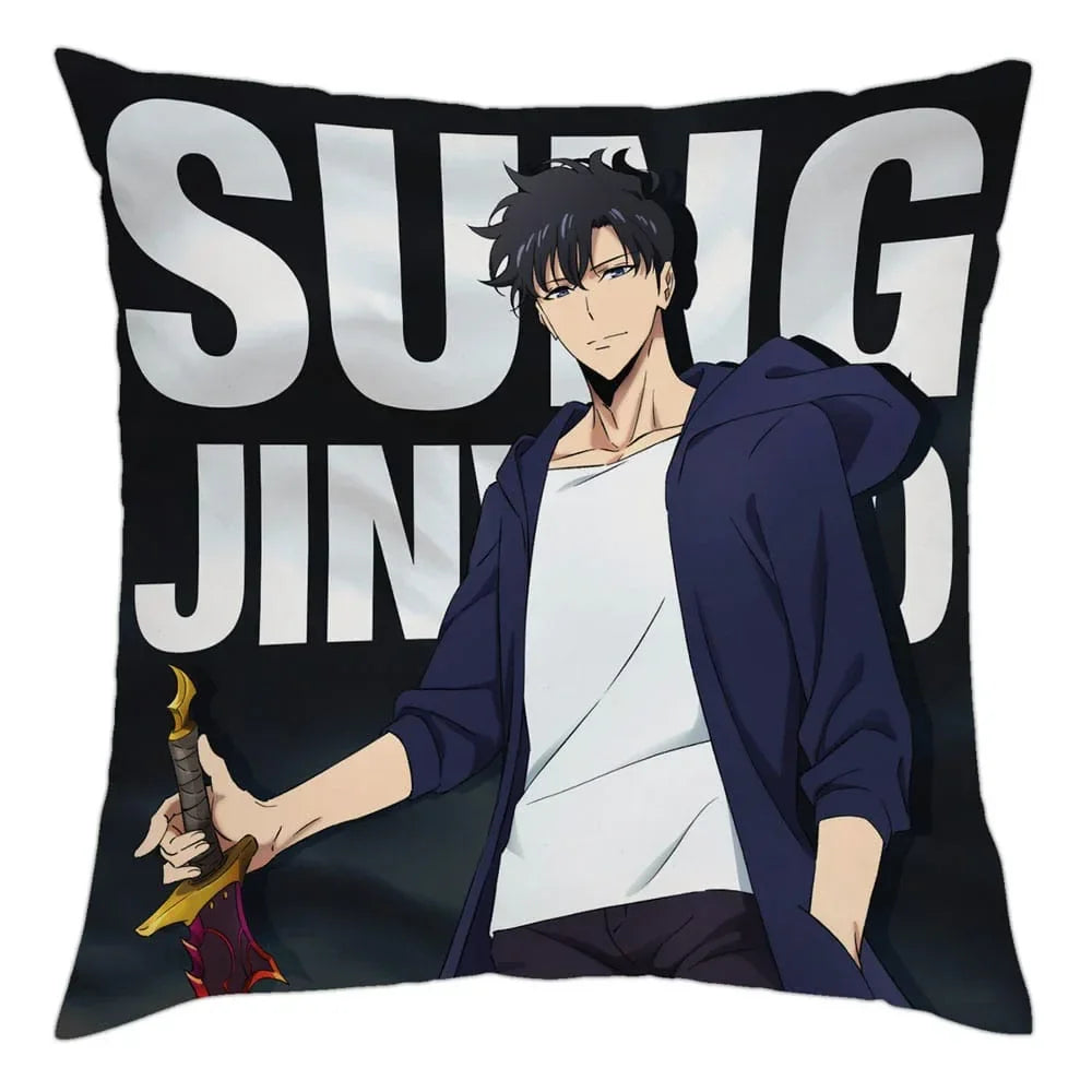 Solo Leveling Kudde Sung Jin-Woo 40 x 40 cm Sakami Merchandise