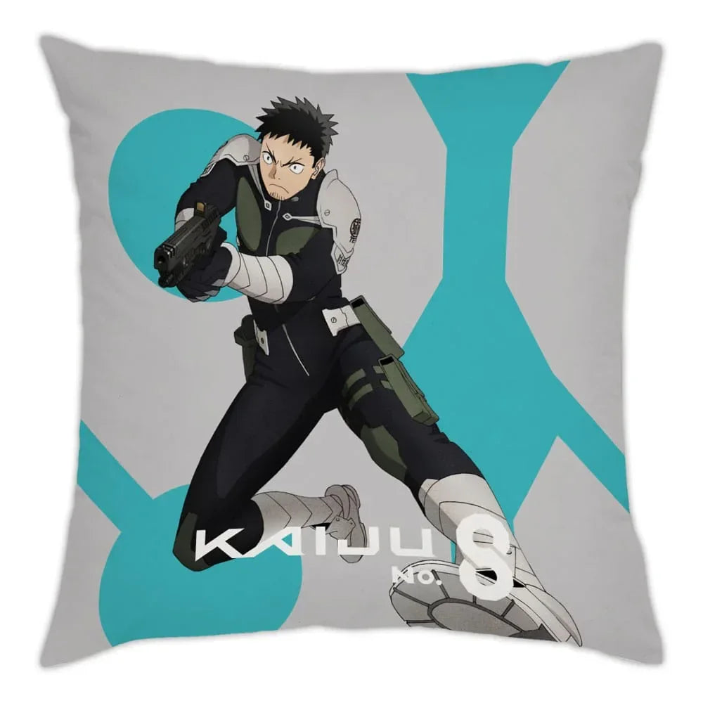 Kaiju No. 8 Pillow Kafka & Monster 35 x 35 cm – Official Crunchyroll Product