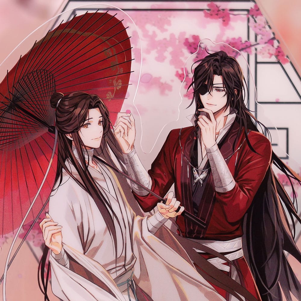 Heaven Official's Blessing Akryl Ställ Blommande Blommor, Förtrollat Hjärta 20 cm Sakami Merchandise