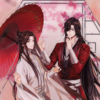 Heaven Official's Blessing Akryl Ställ Blommande Blommor, Förtrollat Hjärta 20 cm Sakami Merchandise