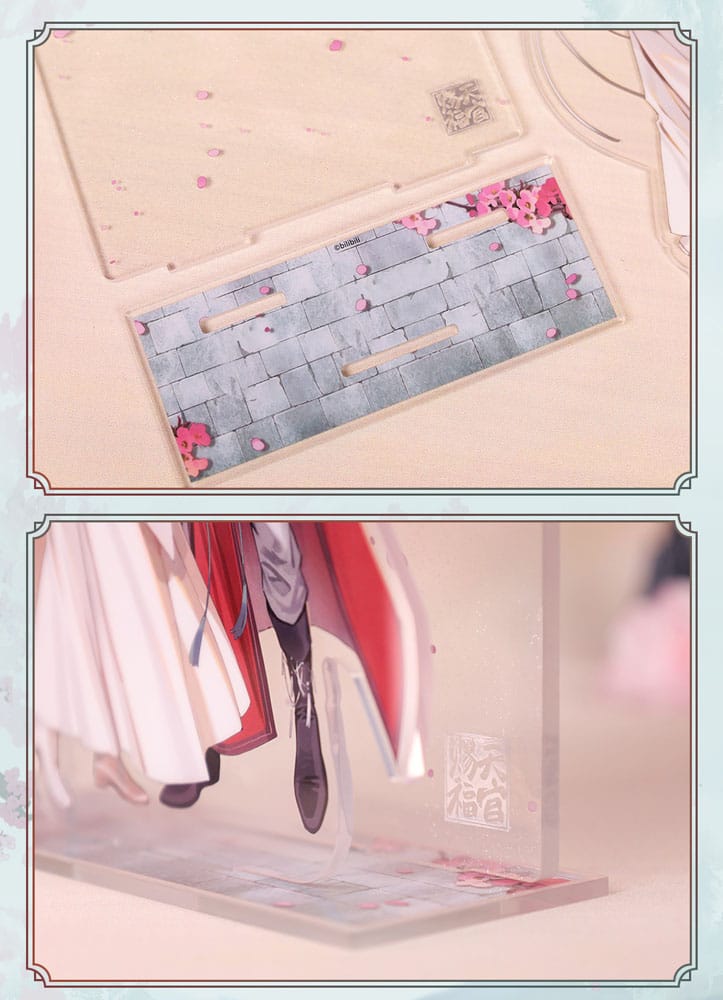 Heaven Official's Blessing Akryl Ställ Blommande Blommor, Förtrollat Hjärta 20 cm Sakami Merchandise