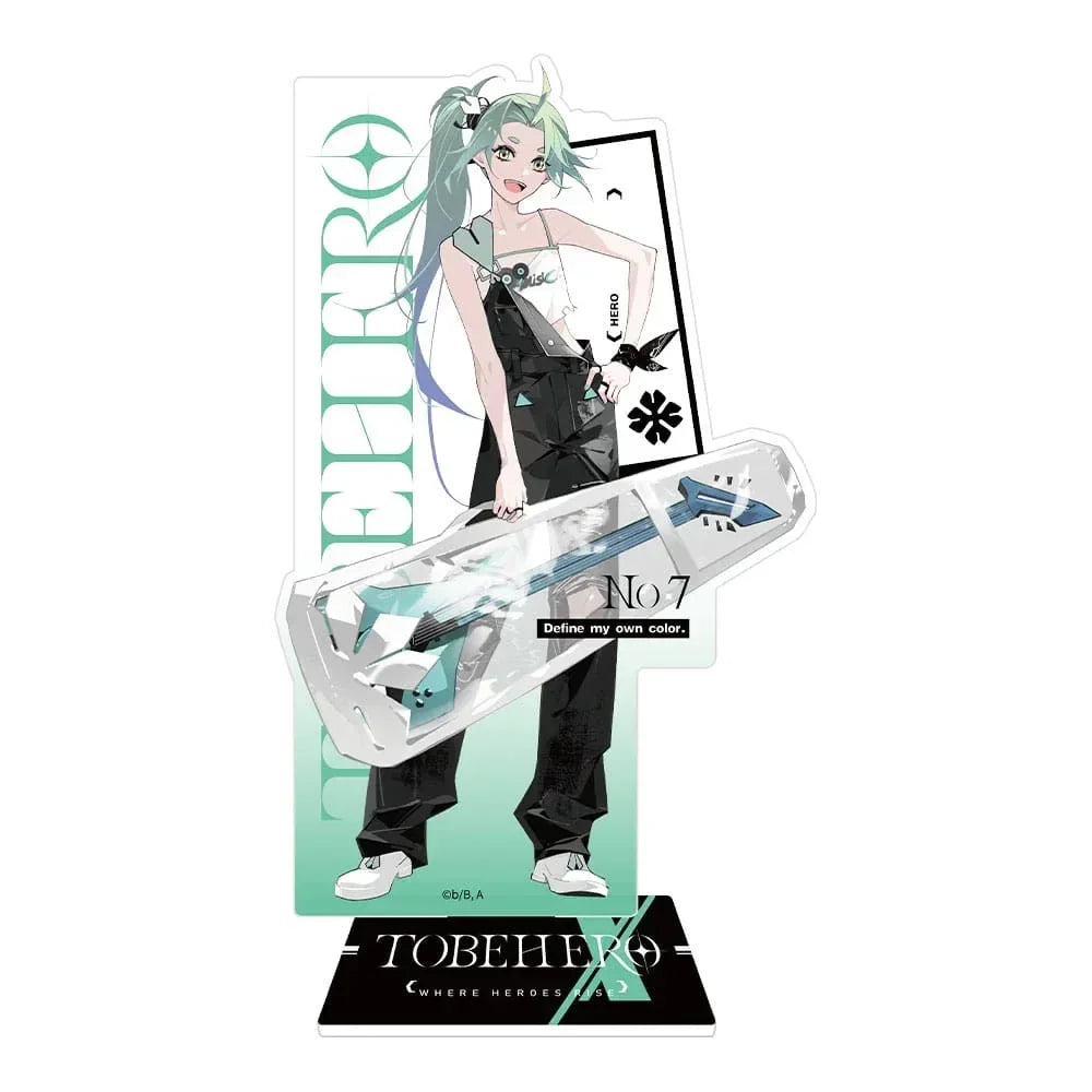 To Be Hero X Acrylic Stand Hero Show Series Lucky Cyan 17 cm Sakami Merchandise