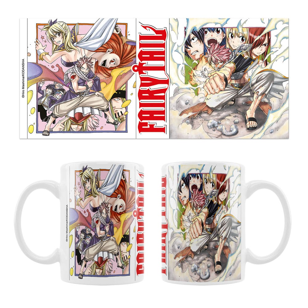 Fairy Tail Keramisk Mugg Natsu Manga Stil Sakami Merchandise
