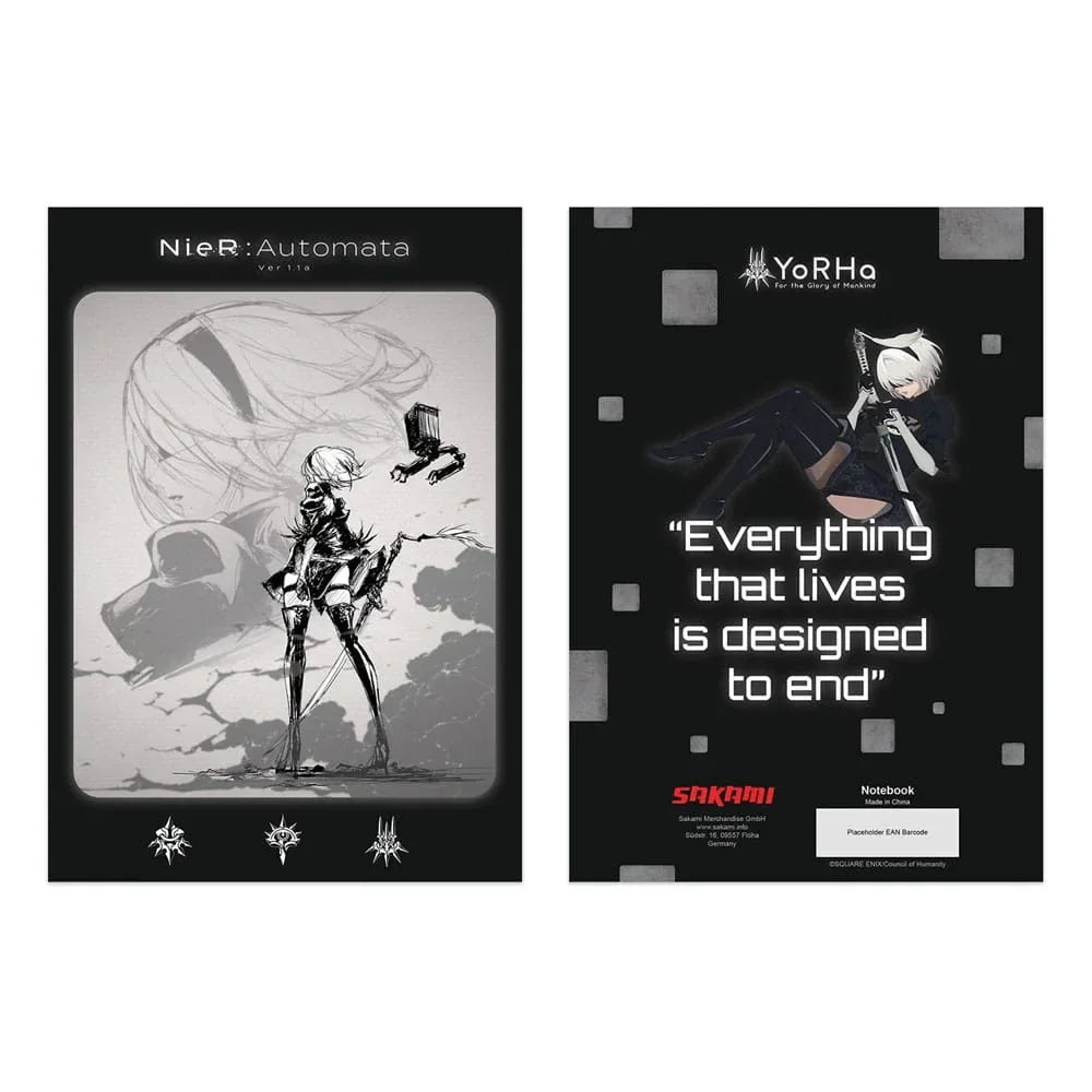 NieR: Automata Ver1.1a Anteckningsblock Sakami Merchandise