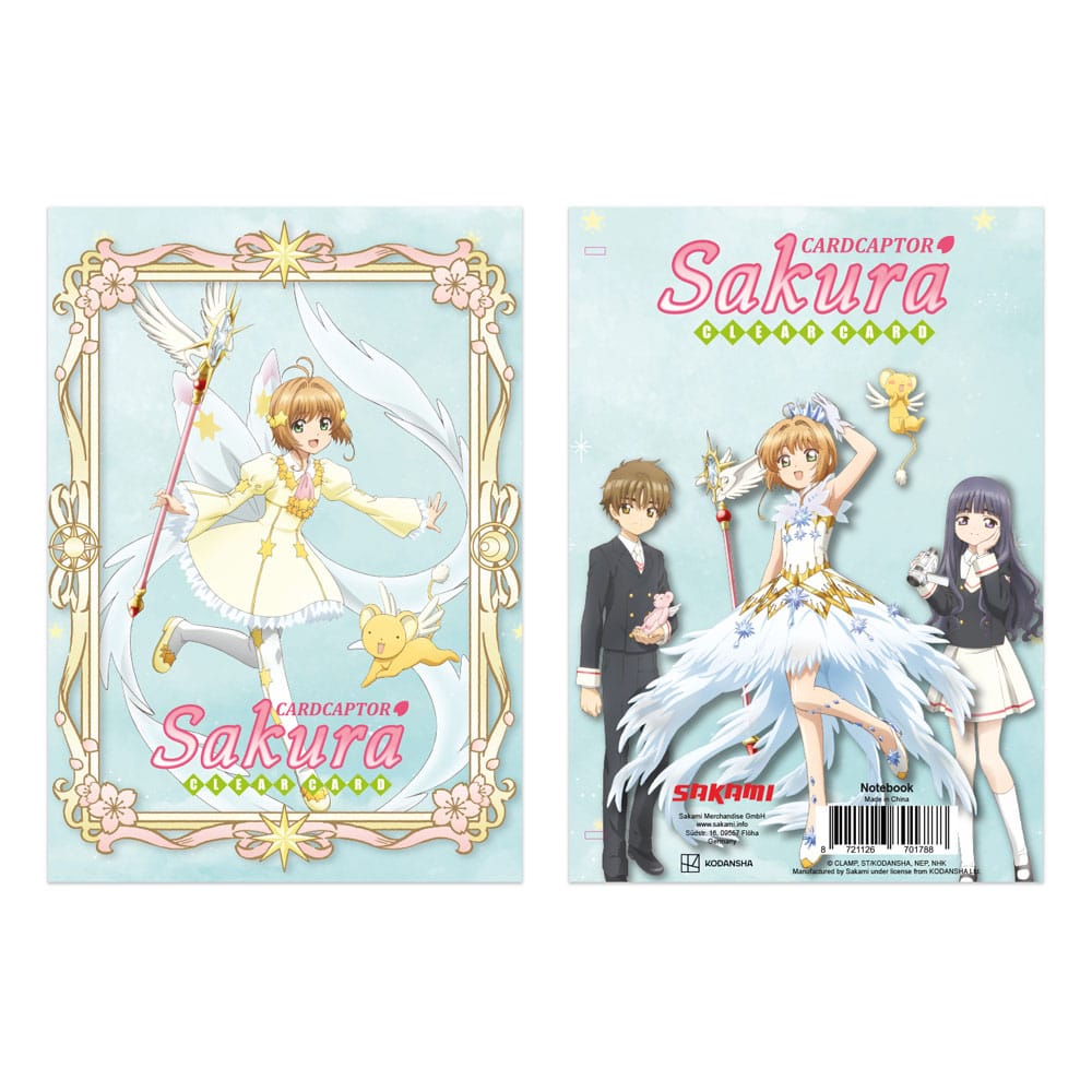 Cardcaptor Sakura Clear Card Anteckningsblock Sakami Merchandise