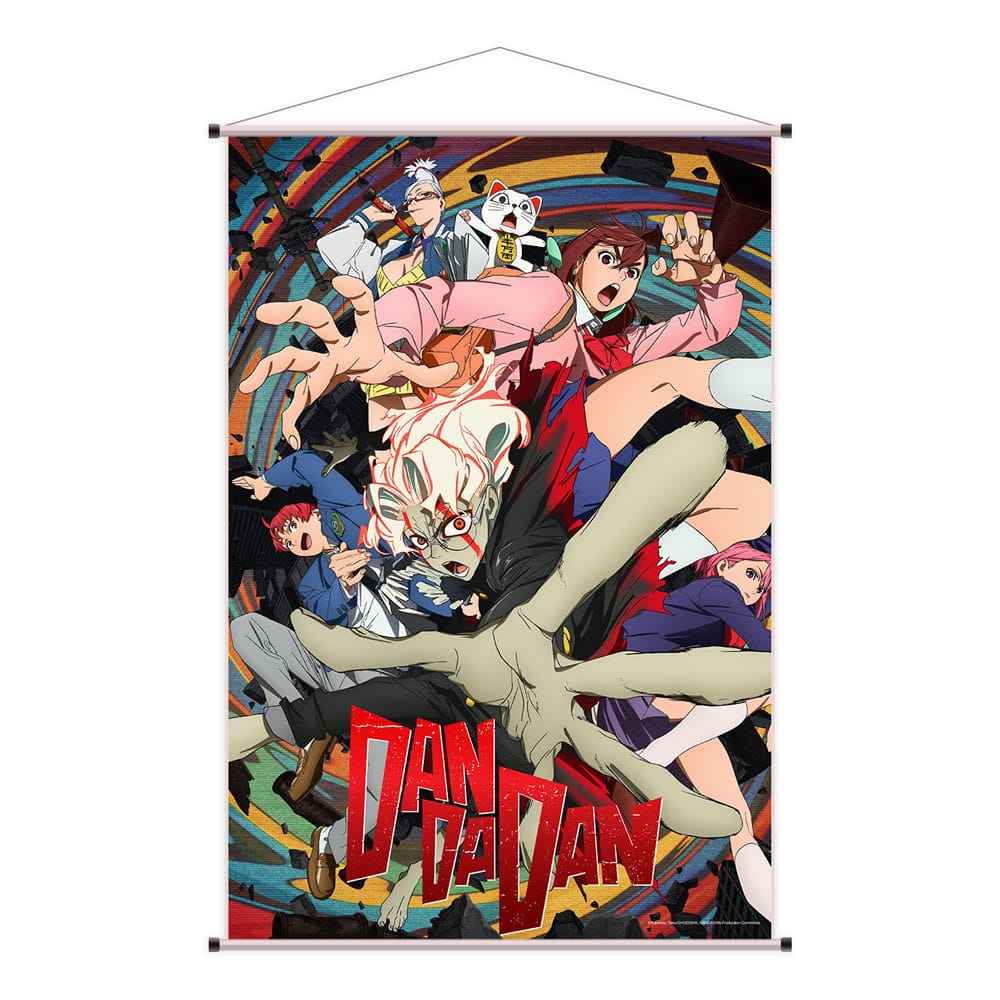 Dandadan Väggscroll Okarun & Vänner 60 x 90 cm