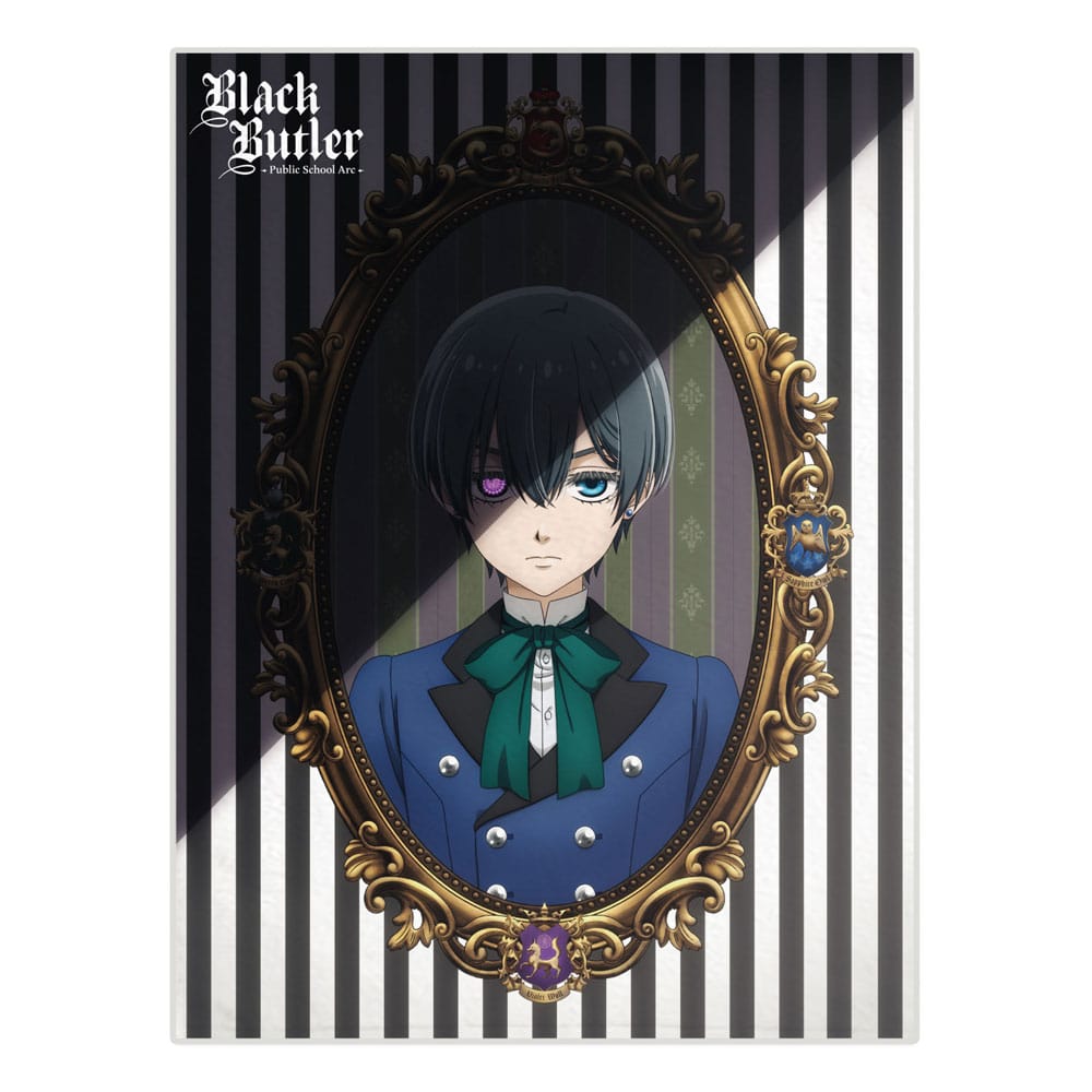 Black Butler: Public School Arc Fleecefilt Ciel 120 x 160 cm Sakami Merchandise