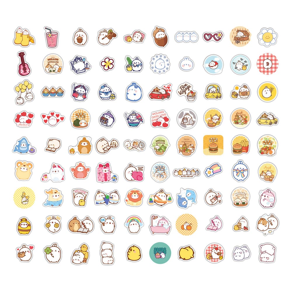 Molang Sticker Pack Sweet Moments Sakami Merchandise