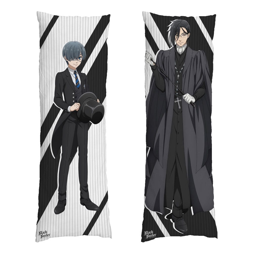 Black Butler Dakimakura Pillow Case Sebastian & Ciel 150 x 50 cm Sakami Merchandise