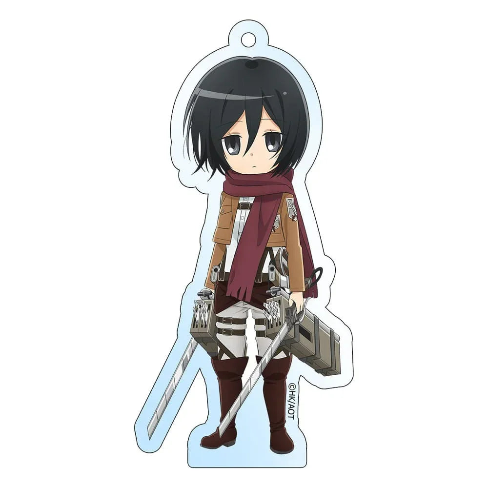 Attack on Titan Acrylic Nyckelring Mikasa Holographic 8 cm Sakami Merchandise