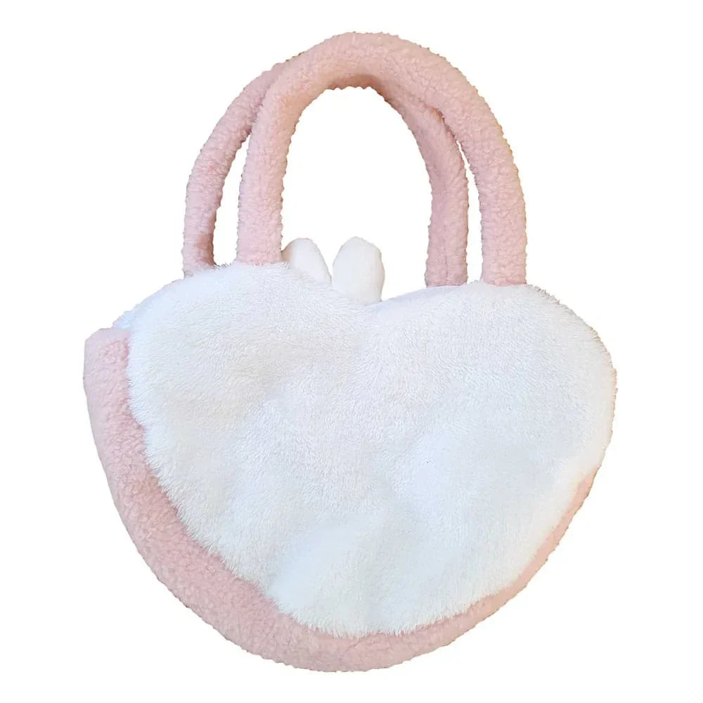 Molang Tote Bag Fluffy Heart - Högkvalitativ och Söt Sakami Merchandise