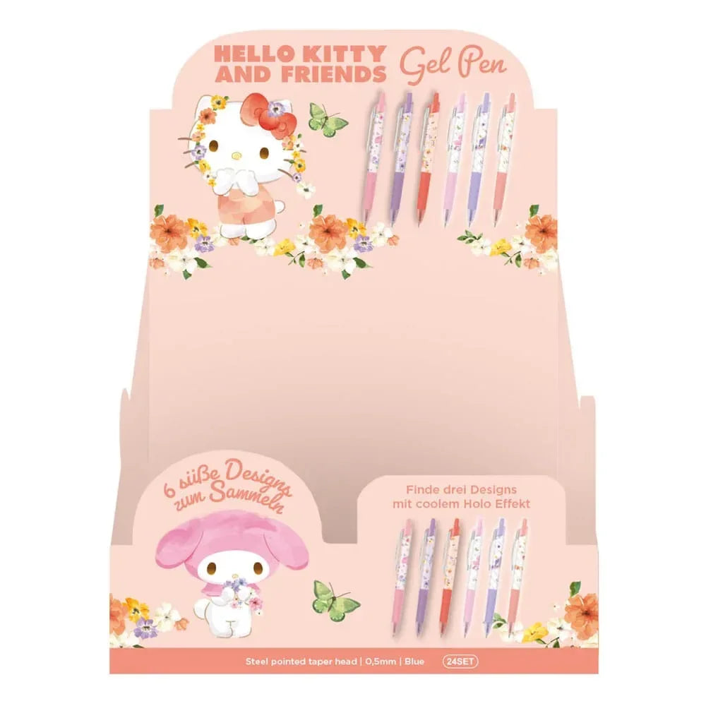 Sanrio Premium Gel Pennor med Hello Kitty & Vänner (24 stycken) Sakami Merchandise