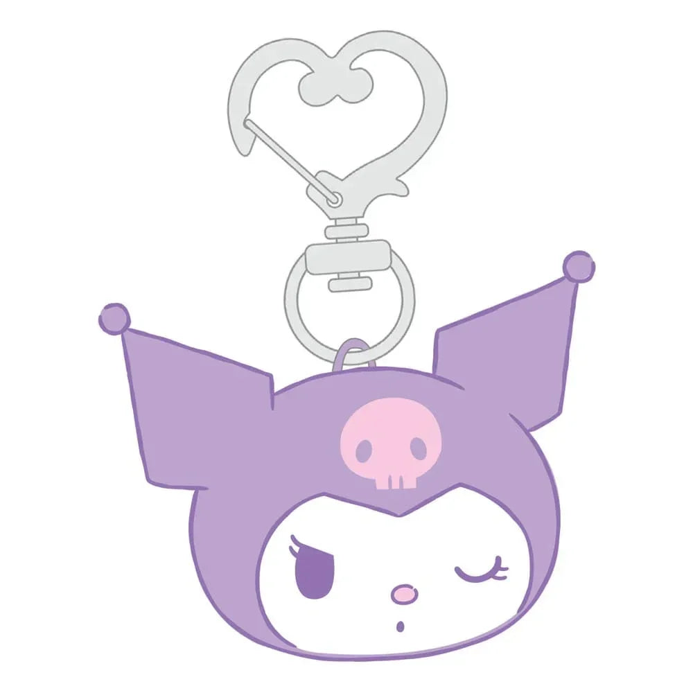 Sanrio gosedjur Nyckelring Kuromi - Officiell Licens Sakami Merchandise