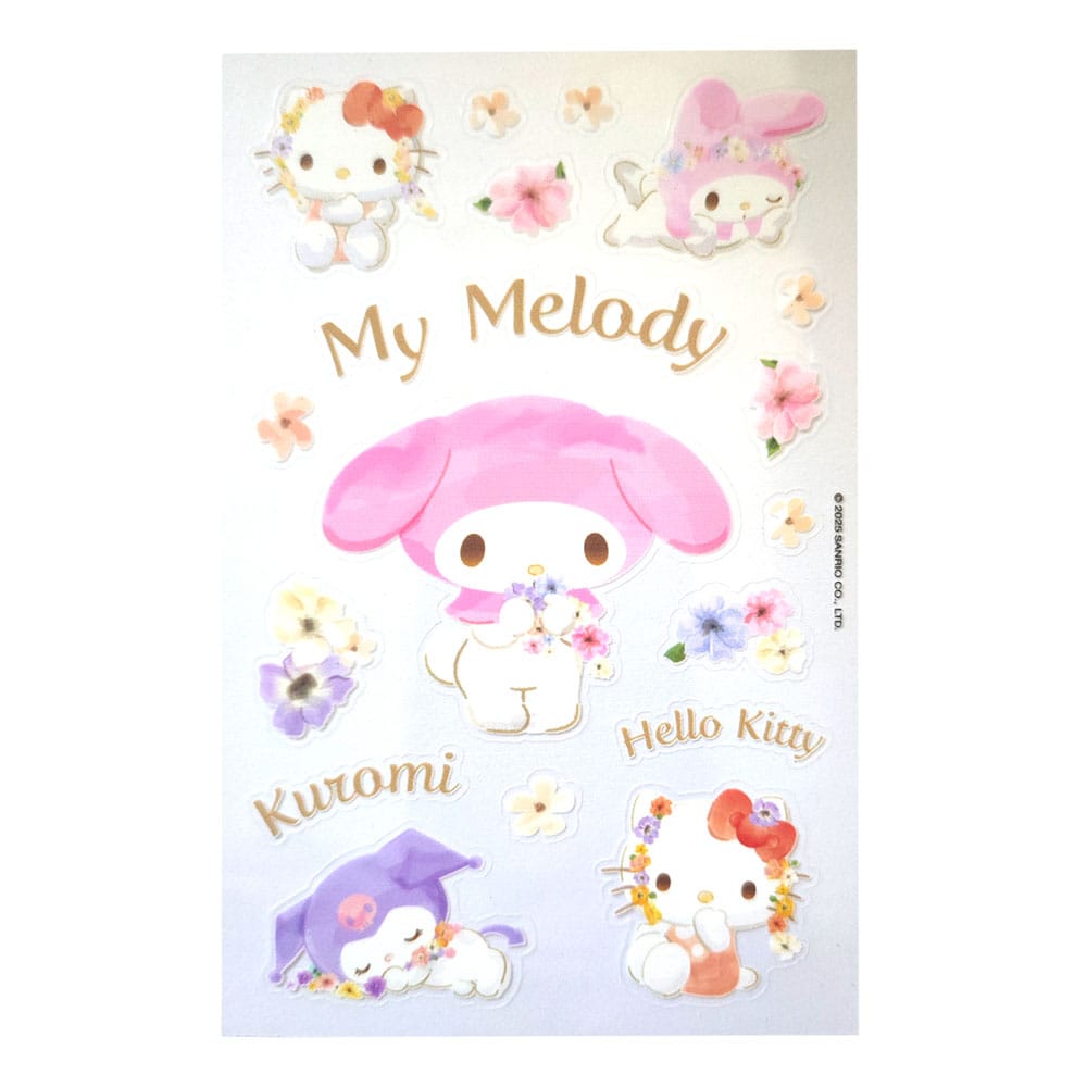 Sanrio Sticker Pack Hello Kitty & Friends Pastel Vivid Sakami Merchandise