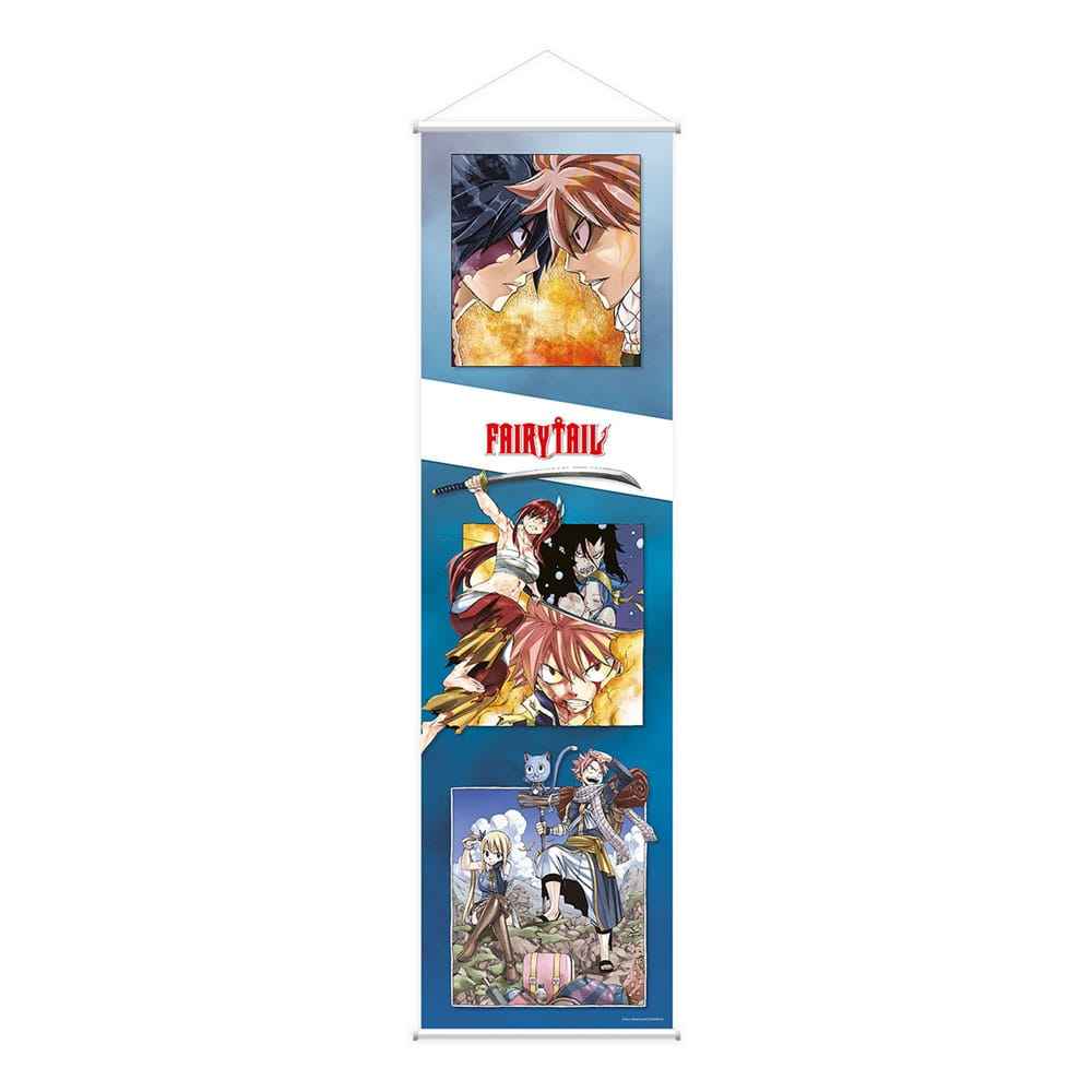 Fairy Tail Väggscroll Tenugui Manga Stil 33 x 120 cm