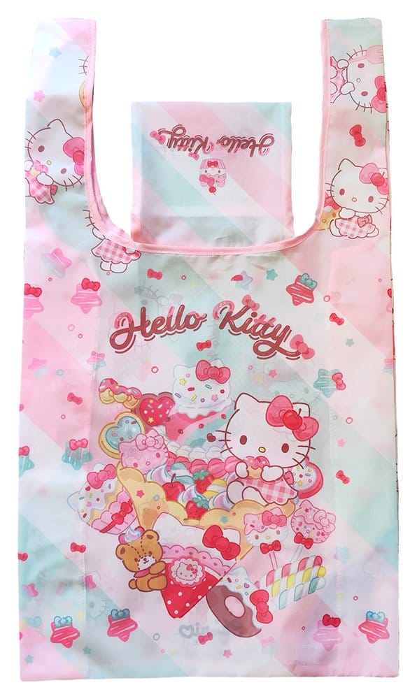 Sanrio Tote Bag Hello Kitty Snacks and Sweets Foldable