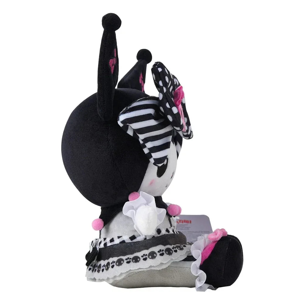 Sanrio Pink Black Party Series gosedjur Kuromi 17 cm Sakami Merchandise
