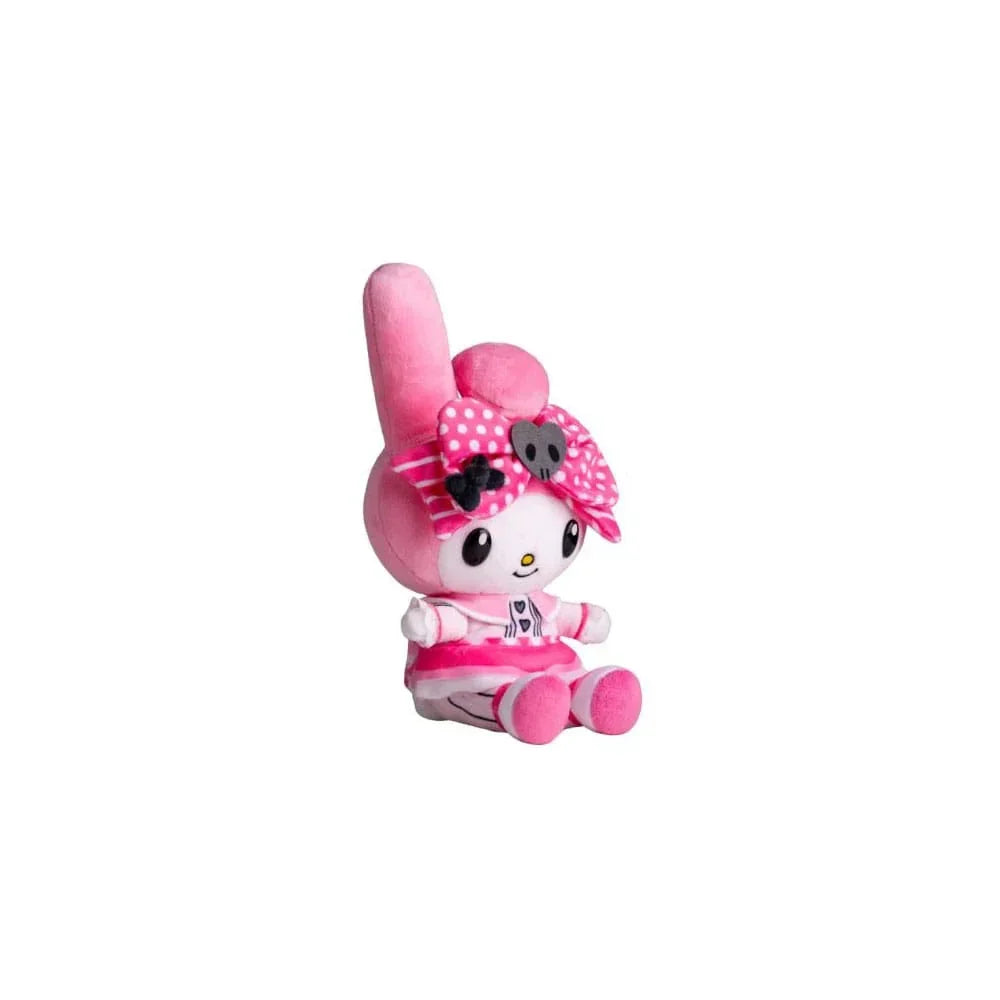 Sanrio gosedjur My Melody Pink Black Party Anniversary Edition 35 cm Sakami Merchandise