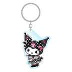 Sanrio Pink Black Party Series Acrylic Nyckelring Kuromi 7 cm Sakami Merchandise