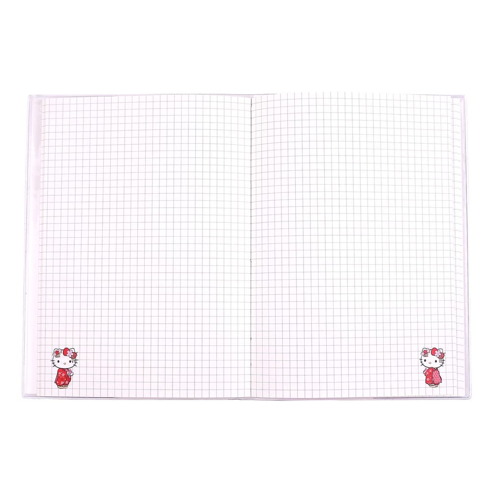 Sanrio Anteckningsblock Hello Kitty Kimono Holographic Checkered Sakami Merchandise