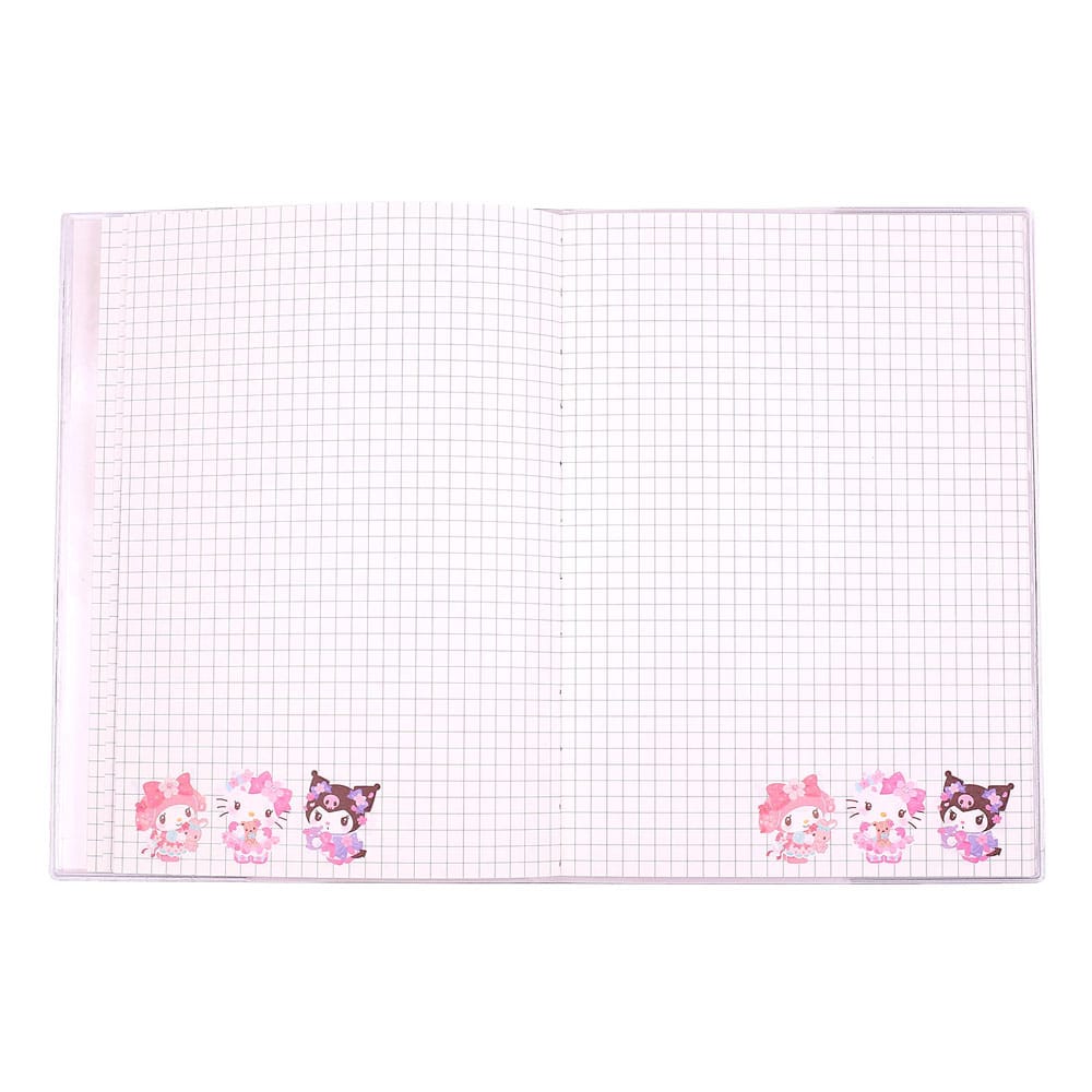 Sanrio Anteckningsblock Hello Kitty & Friends Sakura Series Holographic Checkered Sakami Merchandise