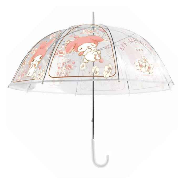 Sanrio-paraply My Melody Blommig Trädgård Transparent