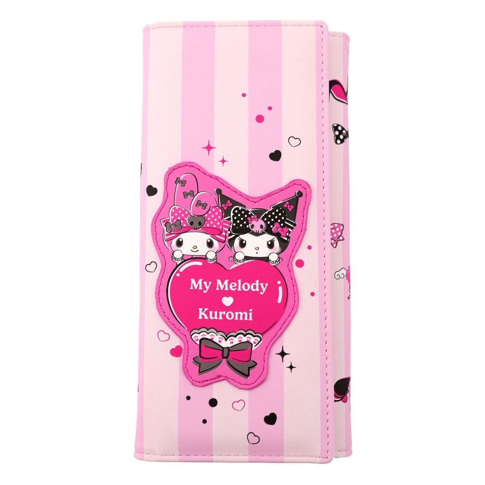 Sanrio Pink Black Party Series My Melody & Kuromi Myntväska Sakami Merchandise