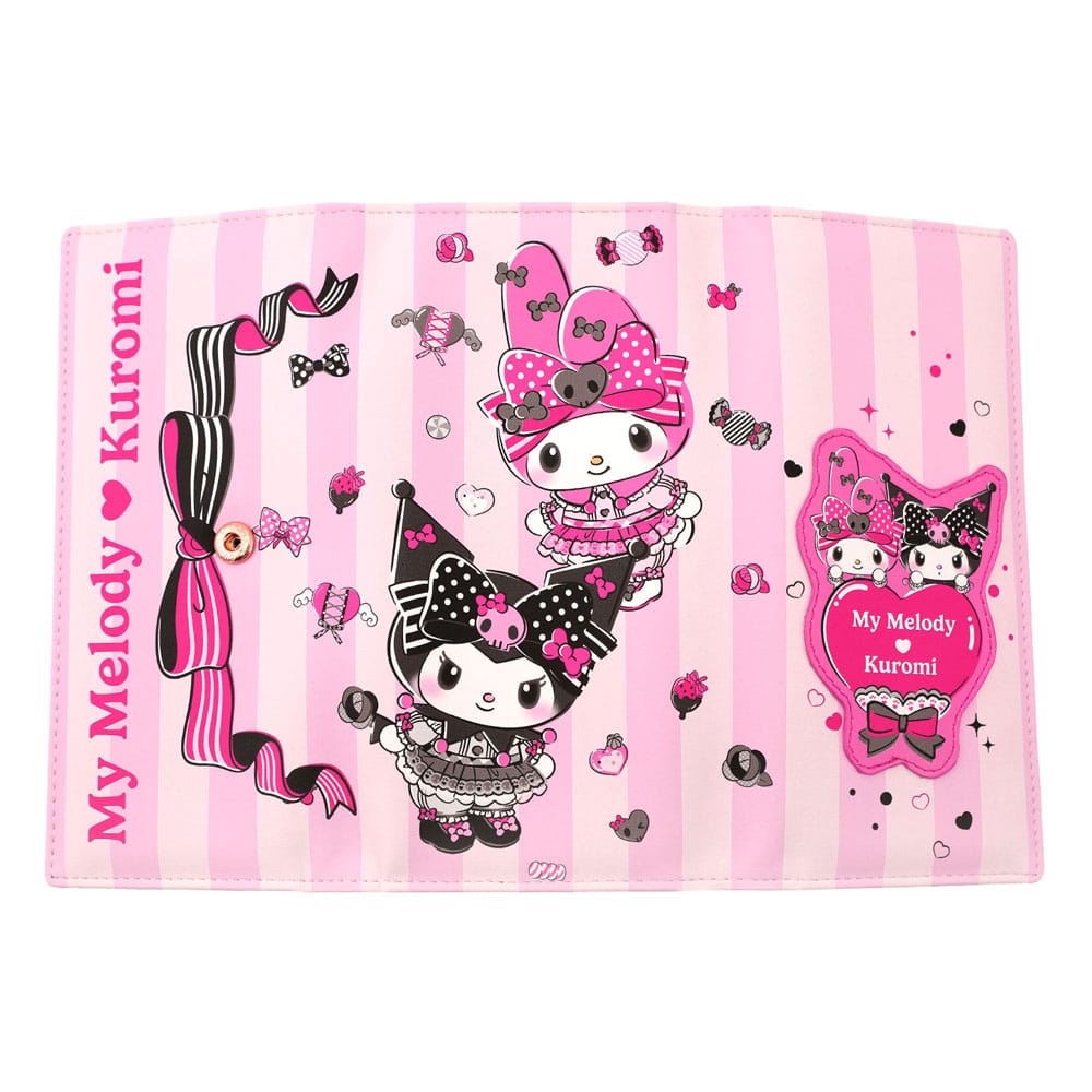 Sanrio Pink Black Party Series My Melody & Kuromi Myntväska Sakami Merchandise