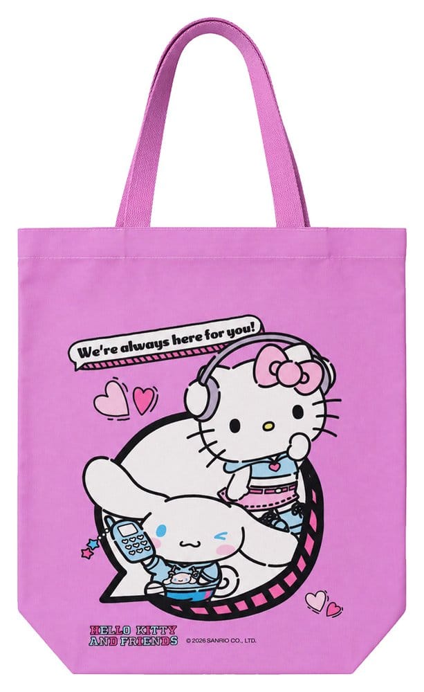 Sanrio Handväska Hello Kitty & Vänner Popstil 34,5 x 43 cm