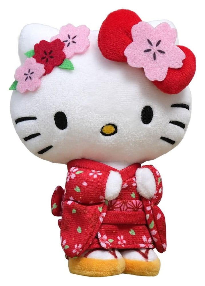Sanrio gosedjur Hello Kitty Kimono Version 22 cm