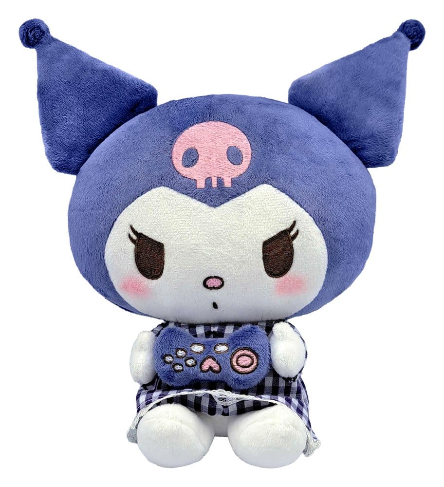 Sanrio gosedjur Kuromi Pyjama Style M 22 cm