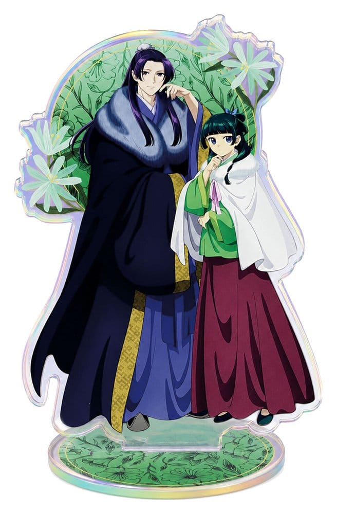 The Apothecary Diaries – Holografisk akrylstandee – Maomao & Jinshi i vinterkläder